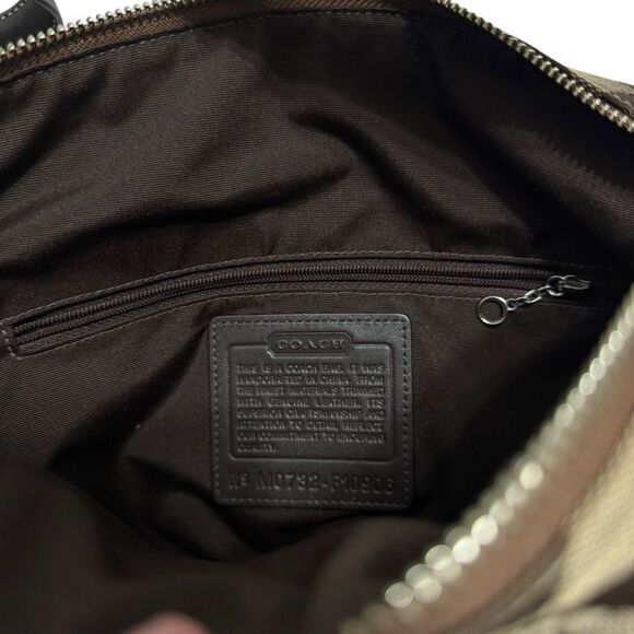 Coach M0732-F10906 Soho Hobo Shoulder Bag Brown Tan Medium Purse - Picture 7 of 12